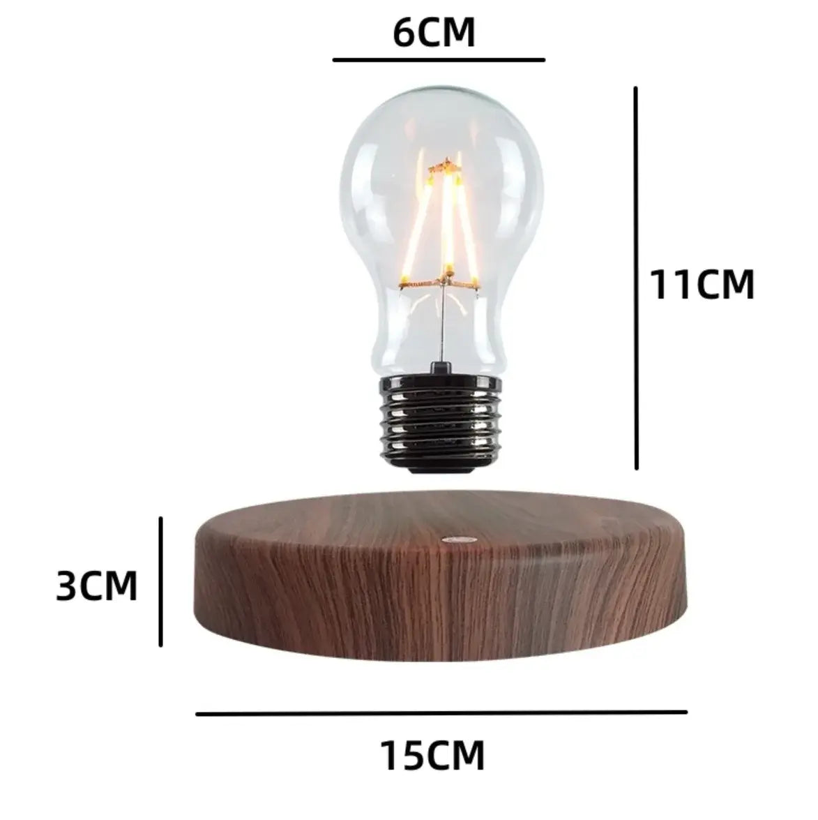 LumiFloat™ – Floating LED Bulb Magnetic Levitation Lamp
