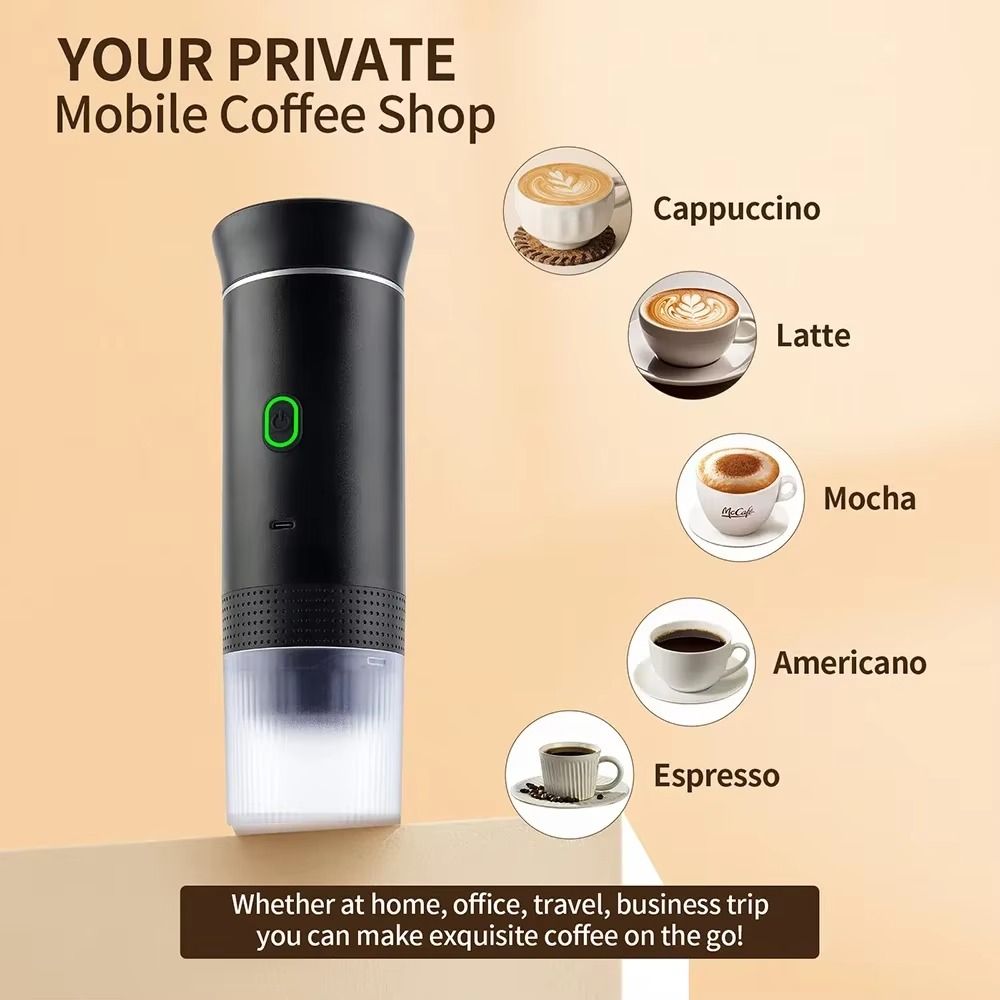 Portable Coffee Espresso Maker Machine